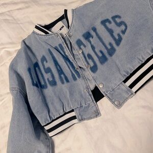Fashion nova Los Angeles cropped bomber S